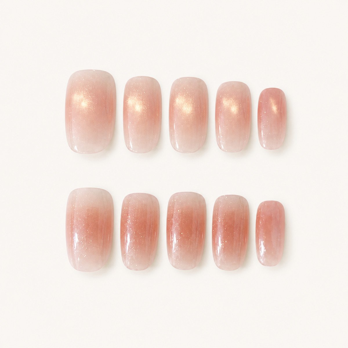 Machine Style 19 press-on nails