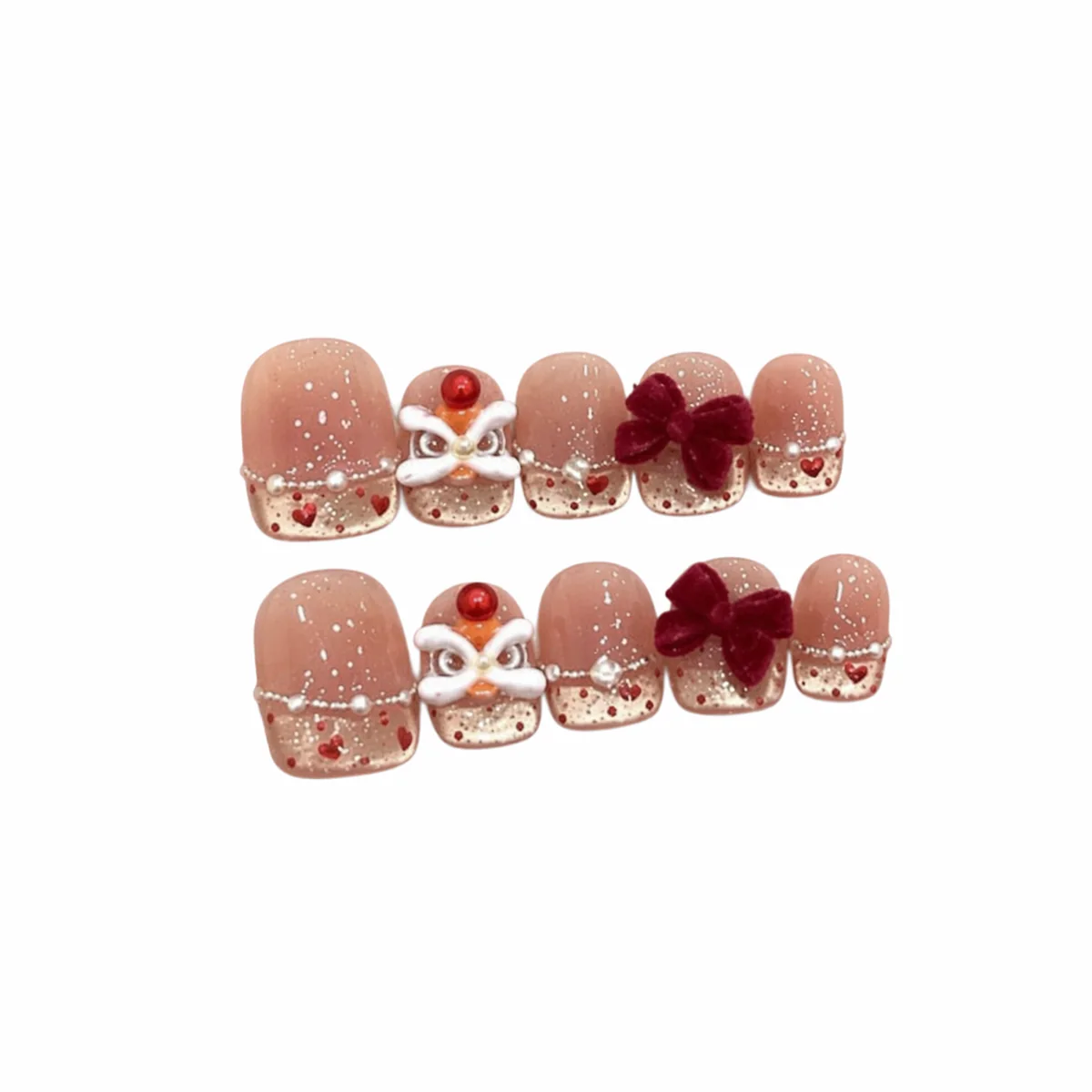 Velvet Heart press-on nails