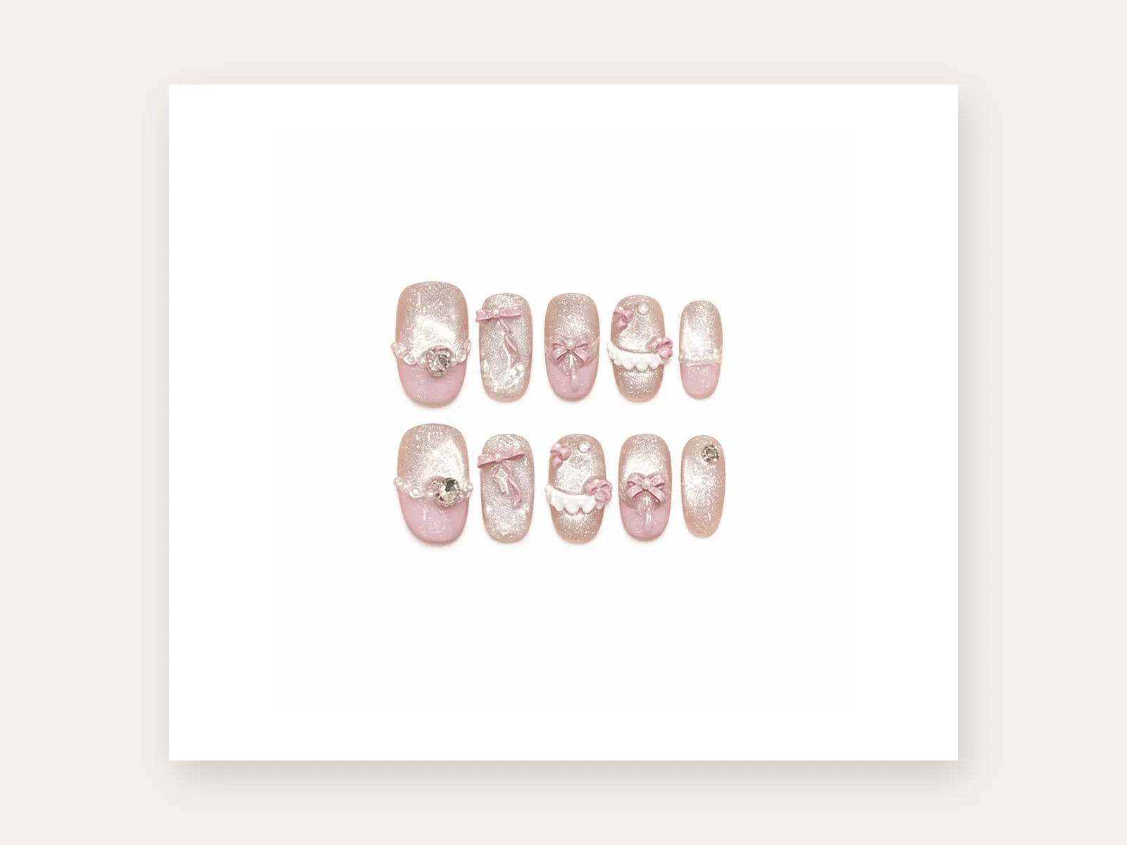 Pearl Lace Blush studio detail presentation