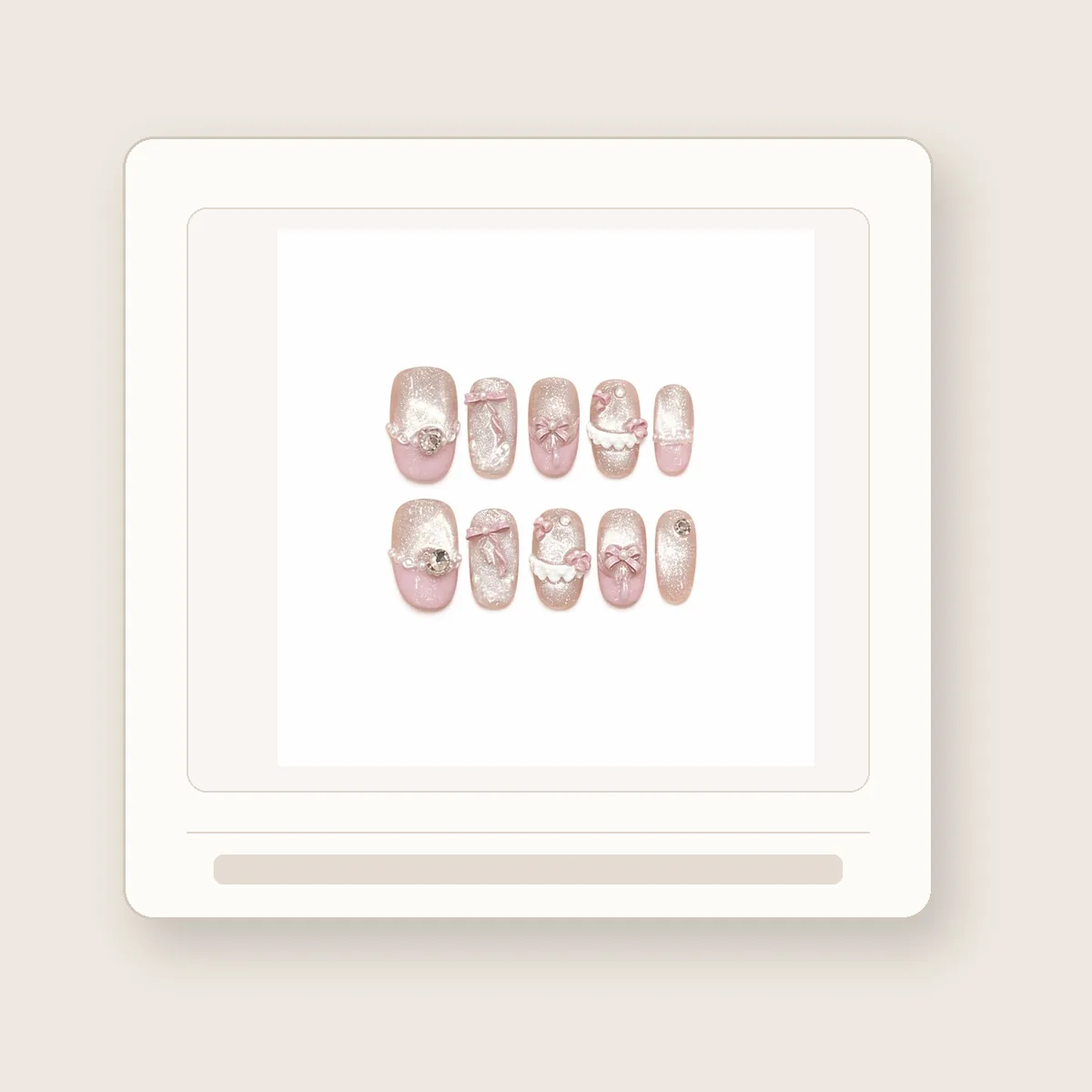 Pearl Lace Blush packaging presentation