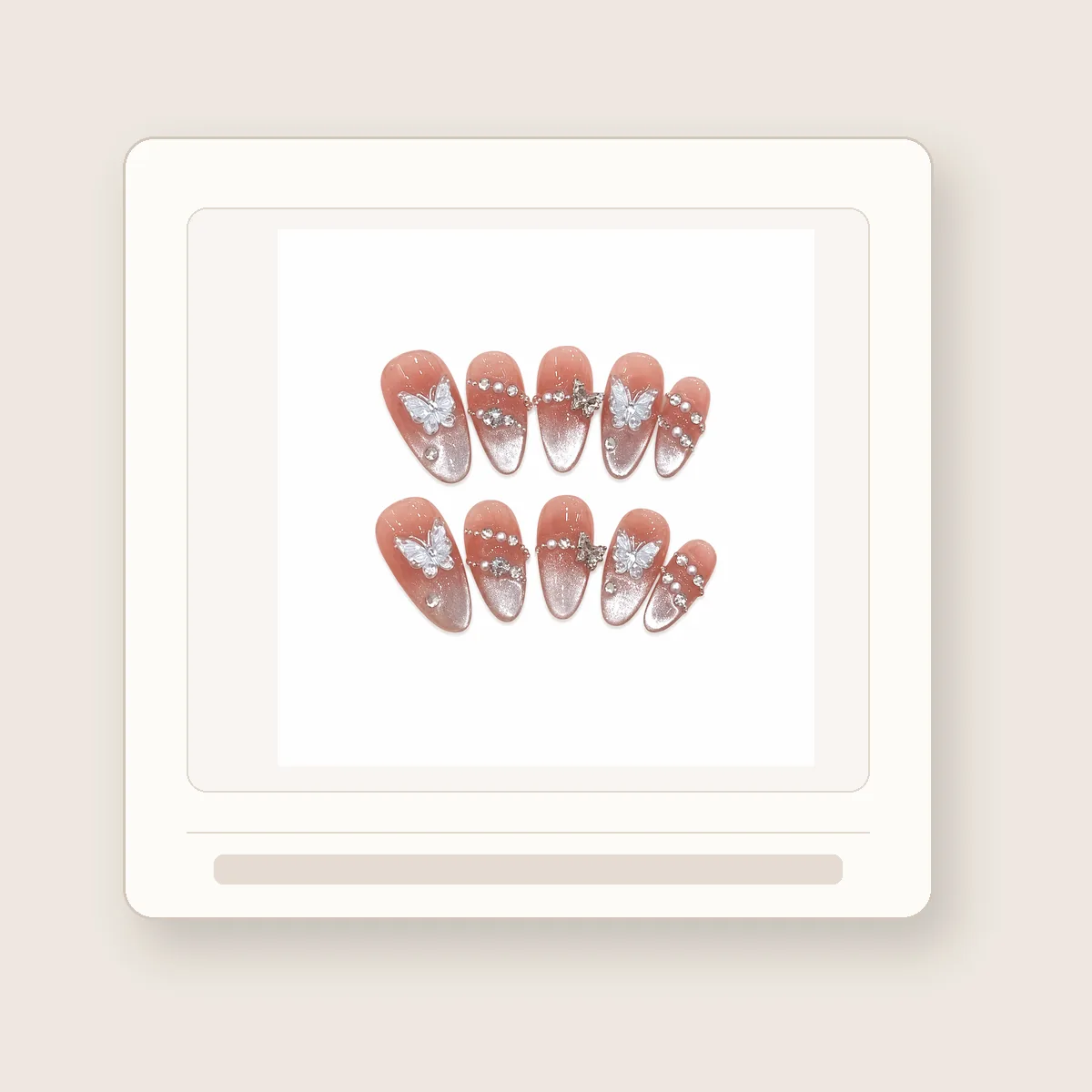 Coral Butterfly packaging presentation